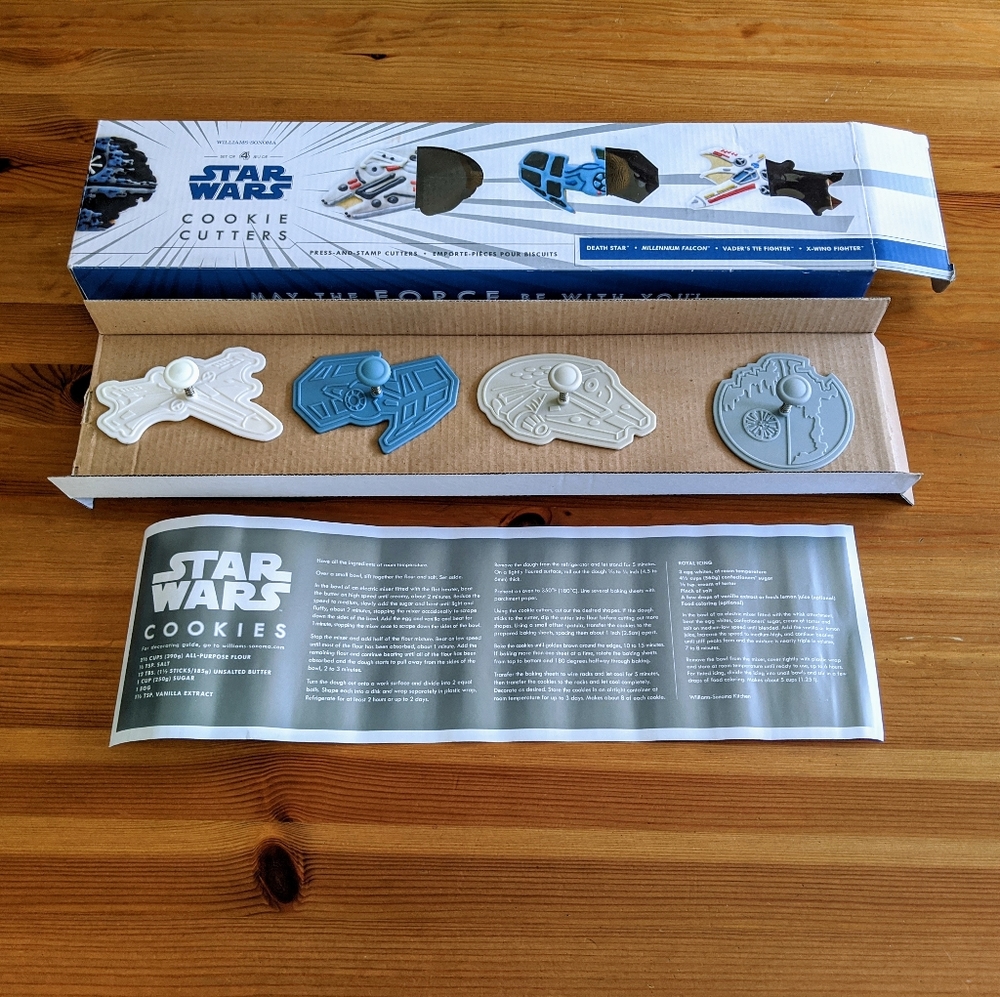 NEW Star Wars Cookie Cutter Set